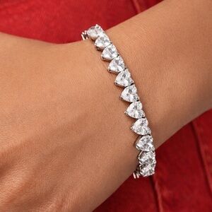 Tennis Silver Bracelet for inch